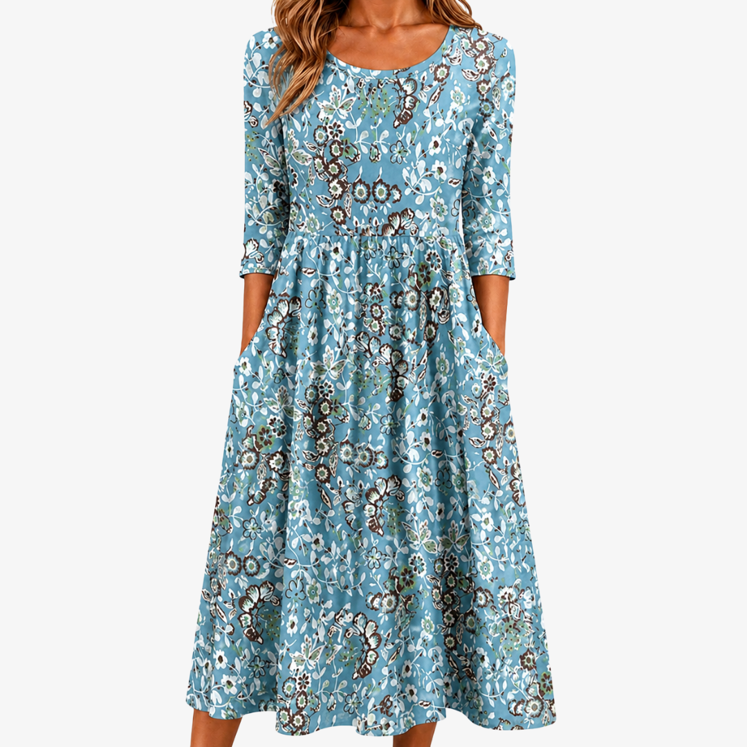 Isabela™ | Vestido Midi con Bolsillos