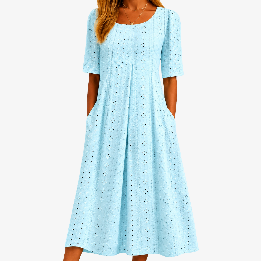 Nerea™ | Vestido Midi con Bolsillos