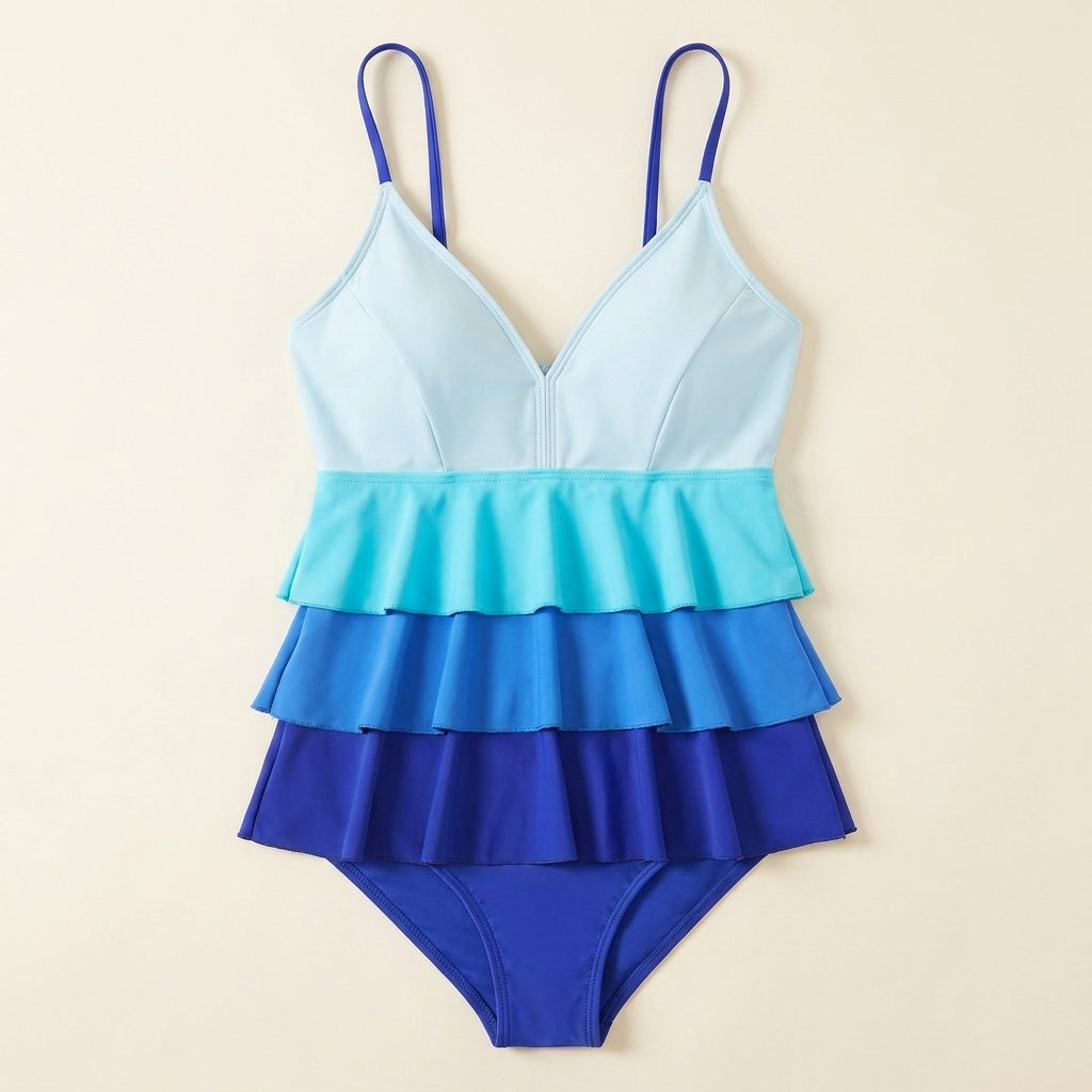 Ondina™ | Tankini Modelador con Volantes