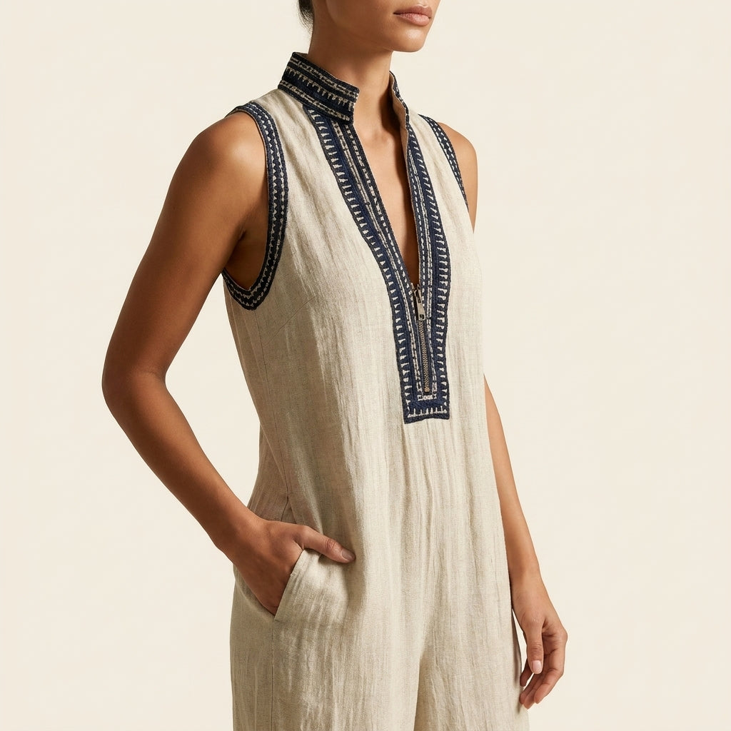 Aurelia™ | Mono Cuello Mao con Cremallera