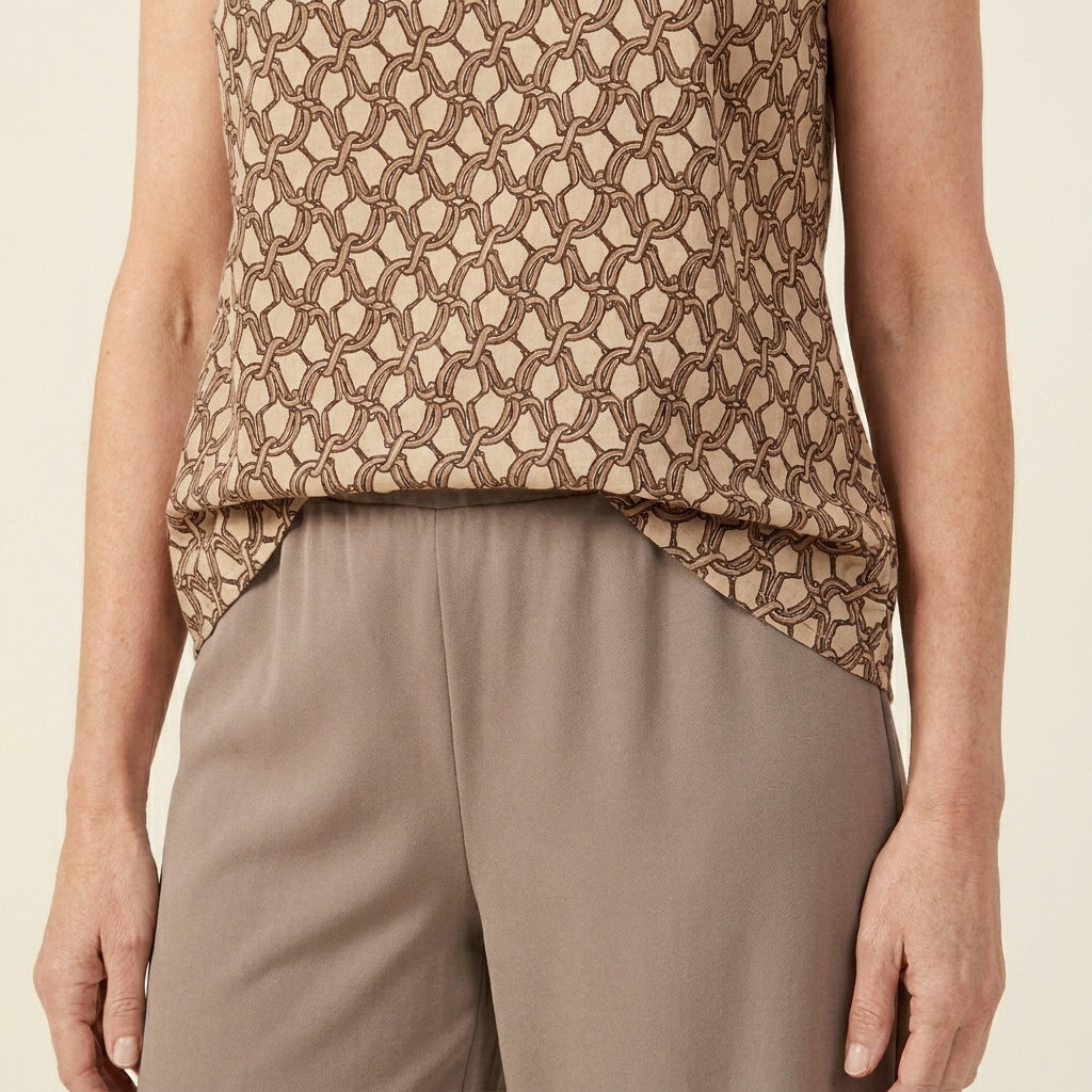 Vera™ | Conjunto Blusa y Pantalón Tono Tierra