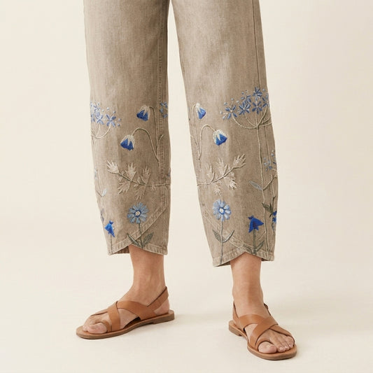 Aven™ | Pantalones Bombachos Bordados