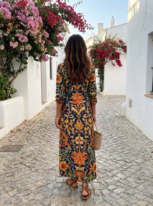 Viola™ | Vestido multicolor floral