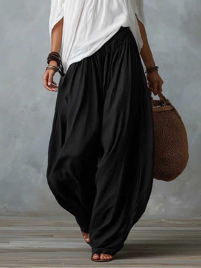 Selene™ | Conjunto Hombros Descubiertos y Pantalón Bombacho