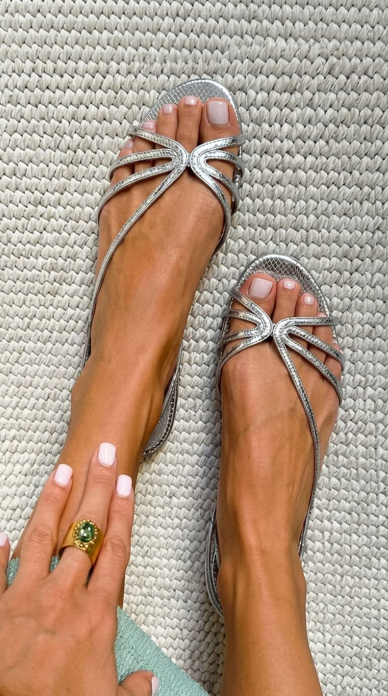 Serafina™ | Sandalias Doradas Esencia de Verano