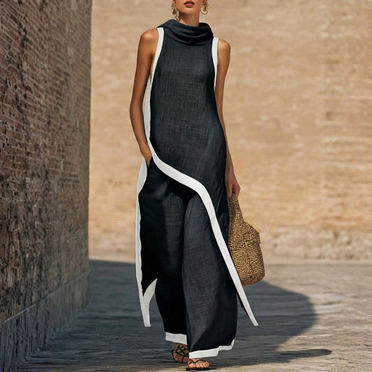 Jovanne™ | Conjunto Elegante Efecto Lino