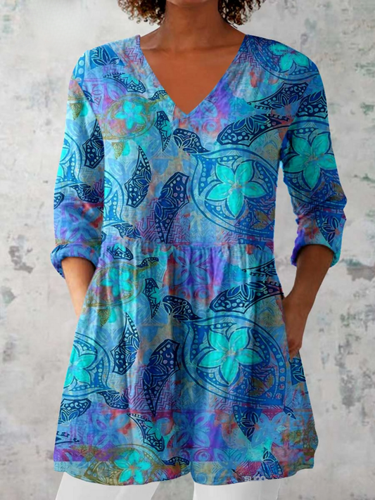 Juliette™ | Blusa Larga con Cuello en V