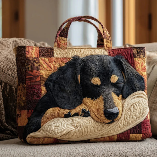 Teckel™ | Bolso Artesanal con Perrito Salchicha