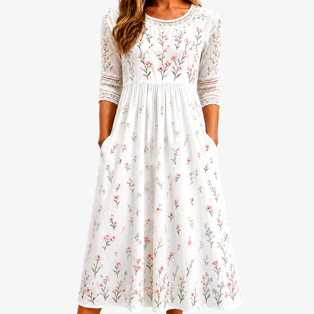 Matilde™ | Vestido Midi con Bolsillos