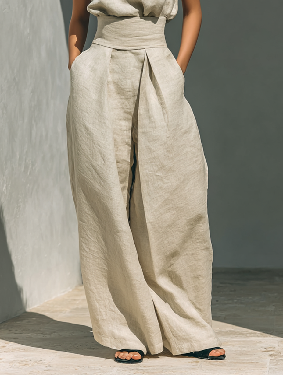 Maria™ | Conjunto de Top y Pantalón Palazzo