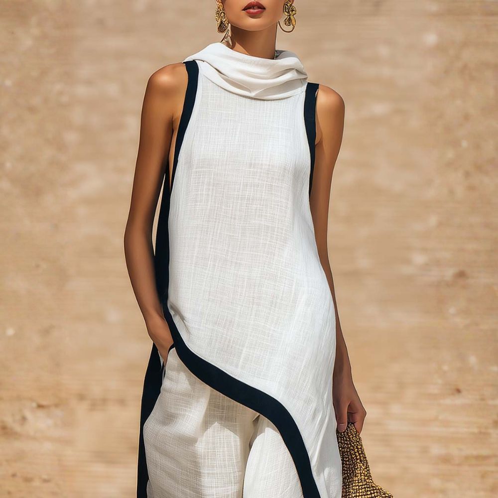 Jovanne™ | Conjunto Elegante Efecto Lino