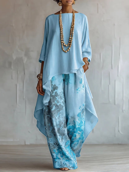 Ginevra™ | Conjunto Fluido Asimétrico Floral