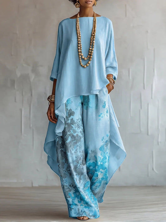 Ginevra™ | Conjunto Fluido Asimétrico Floral