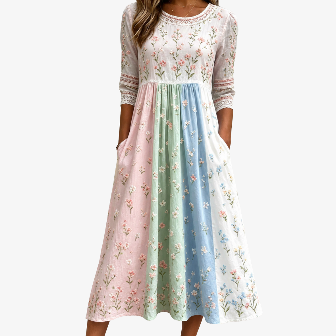 Aurora™ | Vestido Midi con Bolsillos