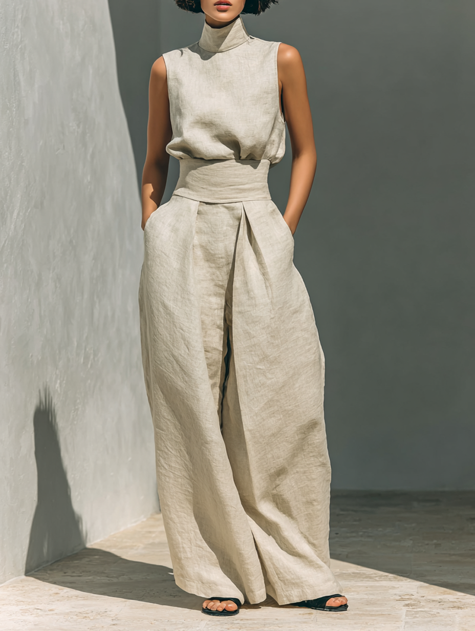 Maria™ | Conjunto de Top y Pantalón Palazzo
