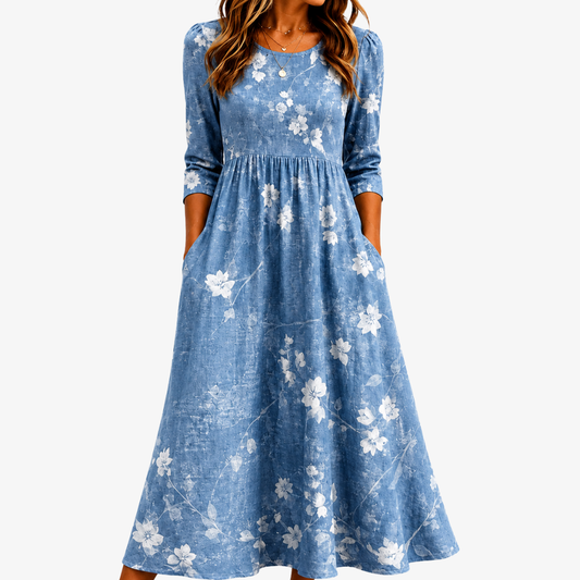Olivia™ | Vestido Midi con Bolsillos