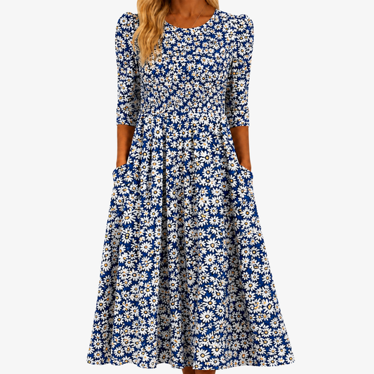 Clara™ | Vestido Midi con Bolsillos