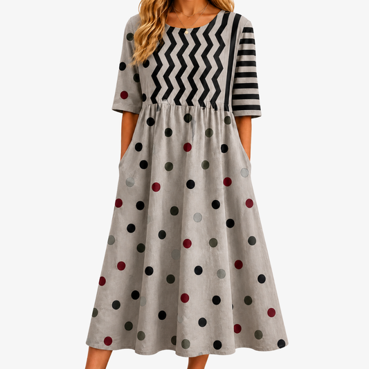 Dalia™ | Vestido Midi con Bolsillos