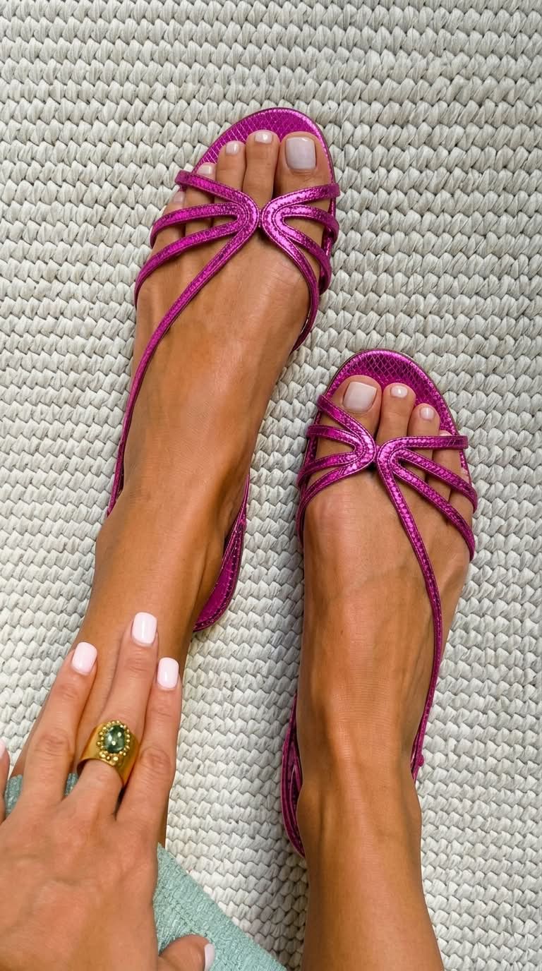 Serafina™ | Sandalias Doradas Esencia de Verano