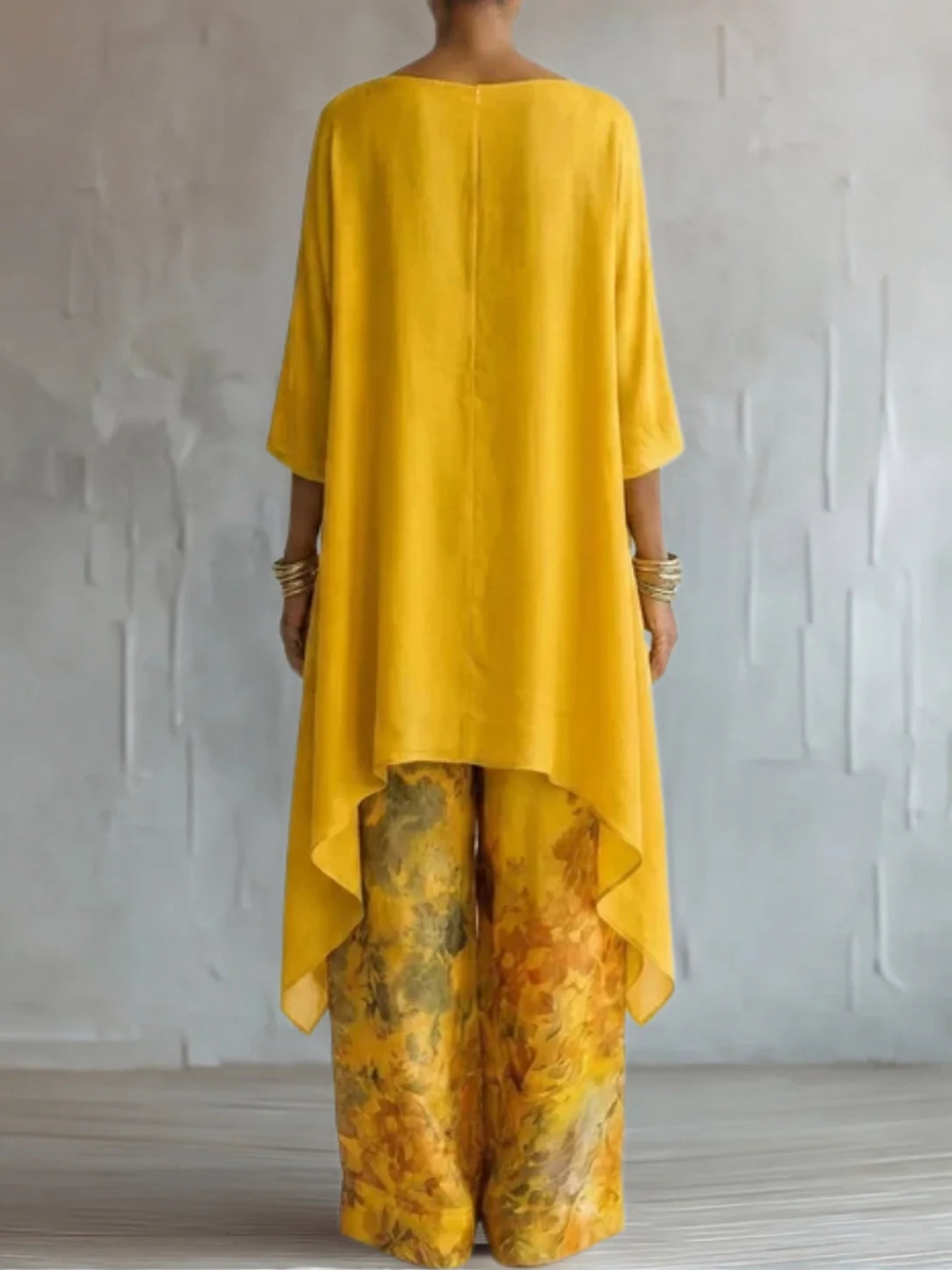 Ginevra™ | Conjunto Fluido Asimétrico Floral