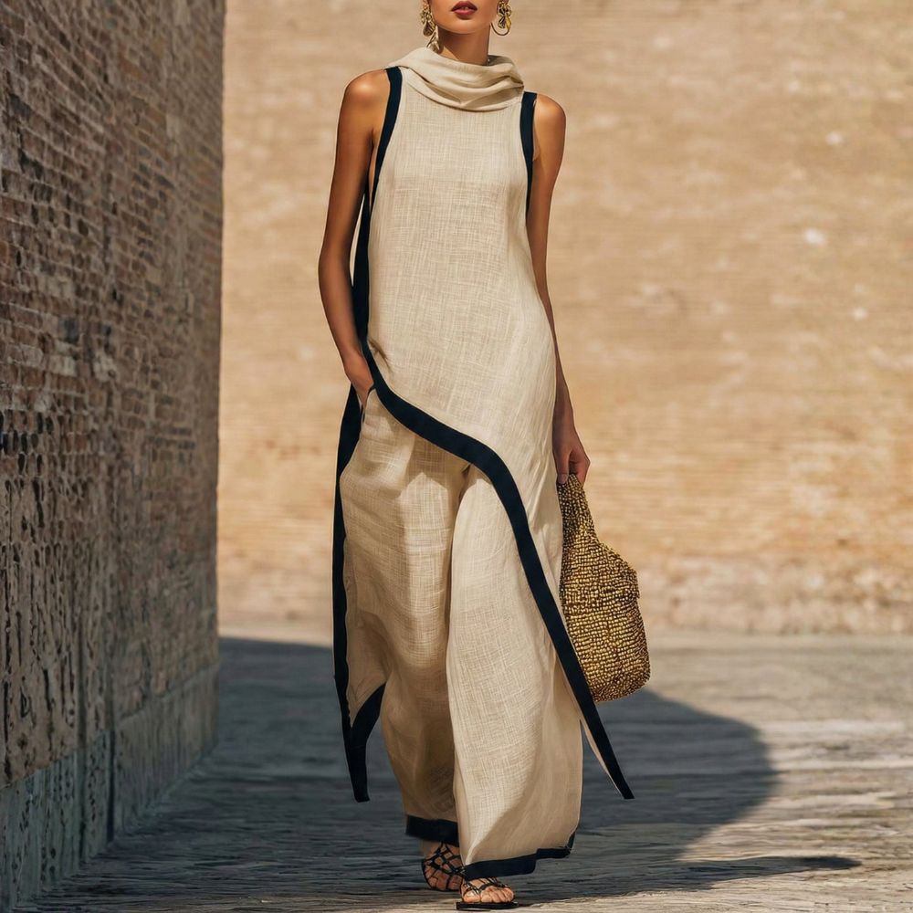 Jovanne™ | Conjunto Elegante Efecto Lino