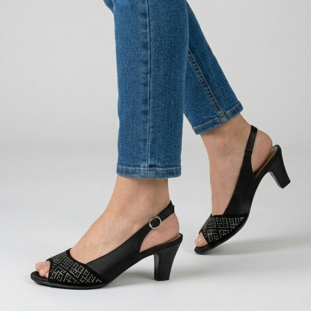 Alana™ | Sandalia de Tacón Cómoda con Suela Amortiguada