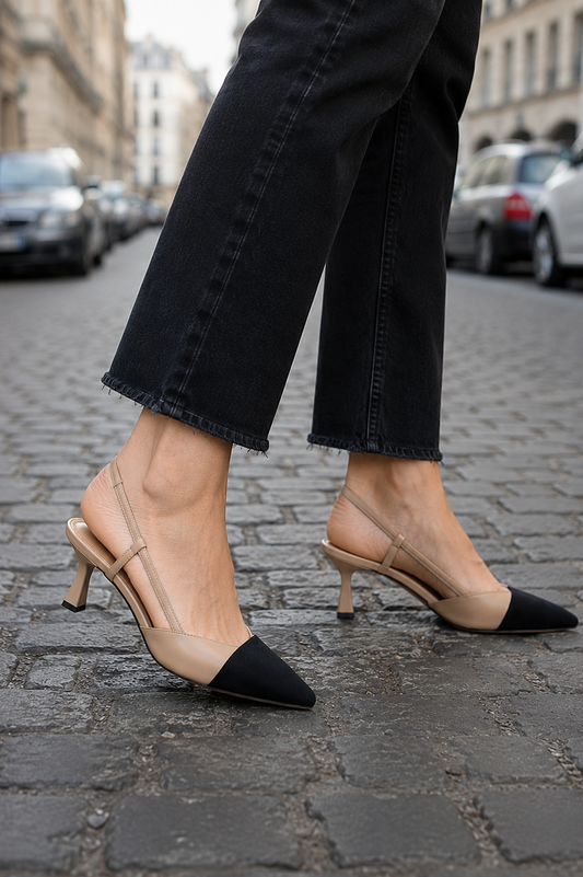 Bianca™ | Zapatos Destalonados de Tacón