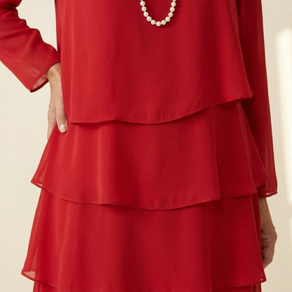 Elisa™ | Vestido Fluido de Manga