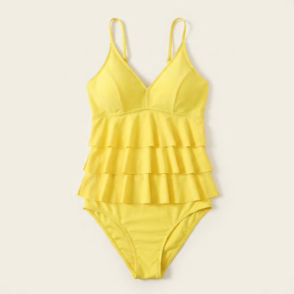 Ondina™ | Tankini Modelador con Volantes