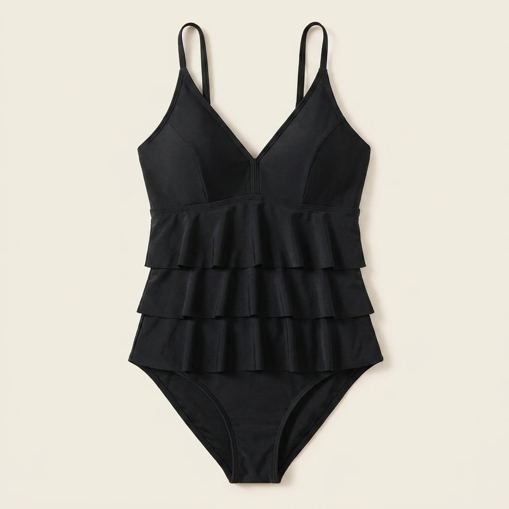 Ondina™ | Tankini Modelador con Volantes