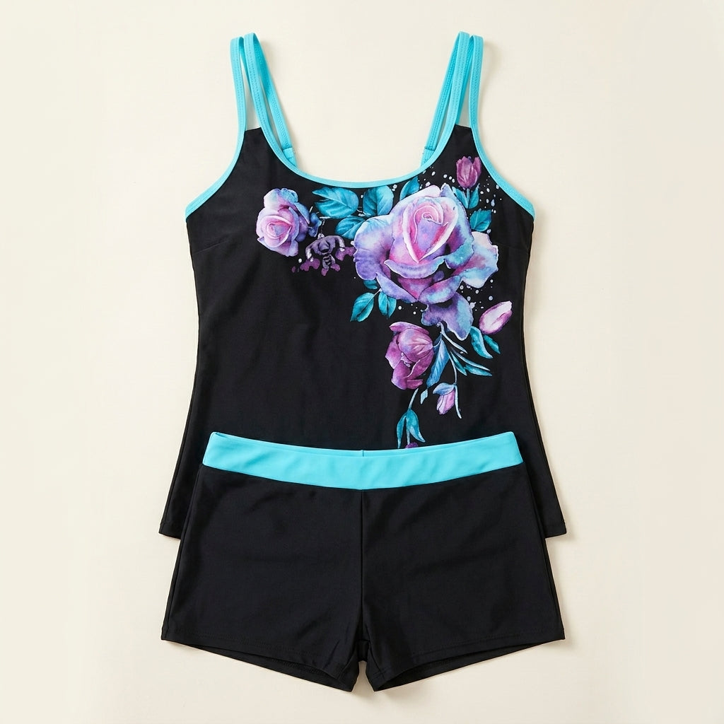 Flor™ | Tankini Floral con Short