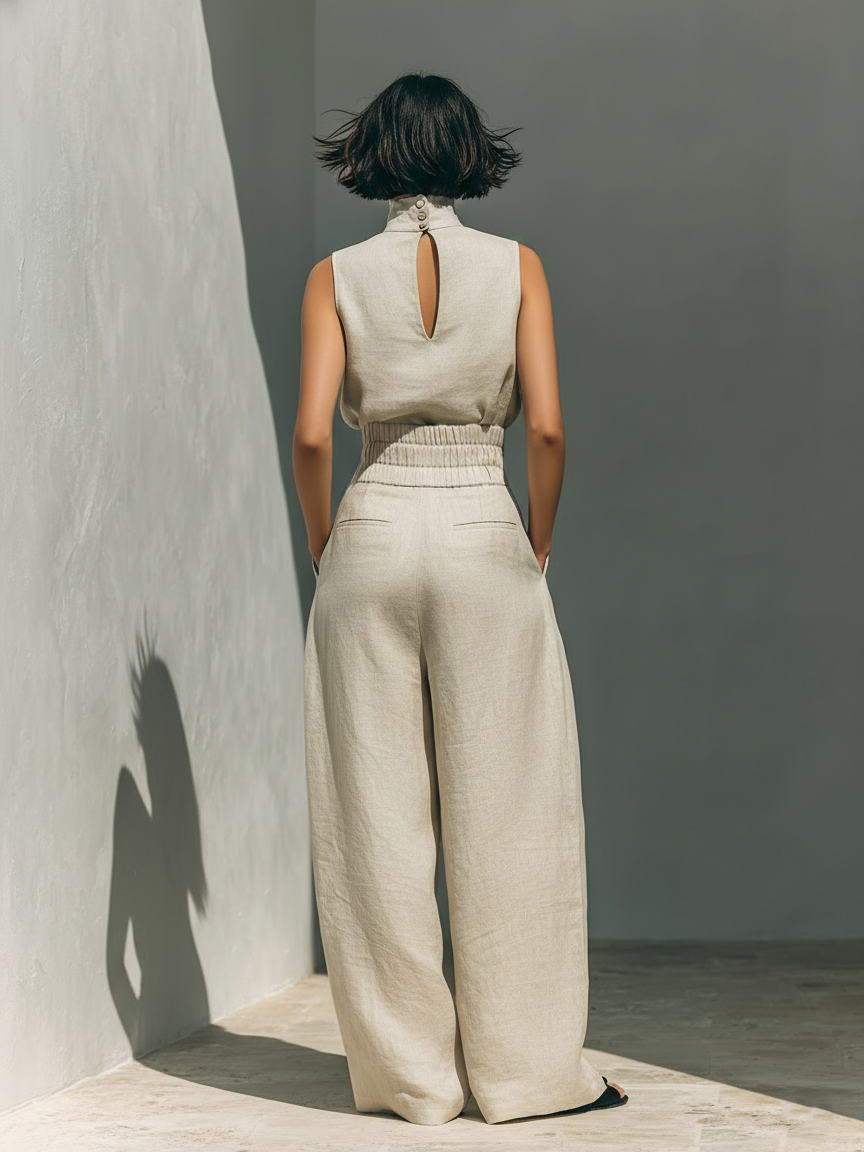 Maria™ | Conjunto de Top y Pantalón Palazzo