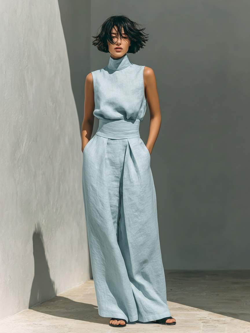 Maria™ | Conjunto de Top y Pantalón Palazzo