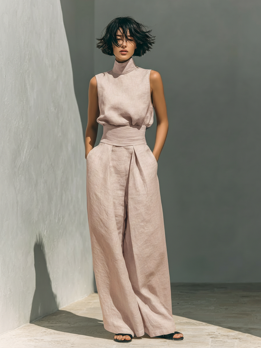 Maria™ | Conjunto de Top y Pantalón Palazzo