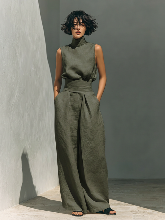 Maria™ | Conjunto de Top y Pantalón Palazzo