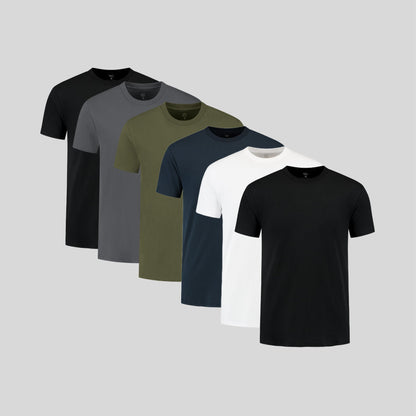 Pack 6 Camisetas Premium Básicas