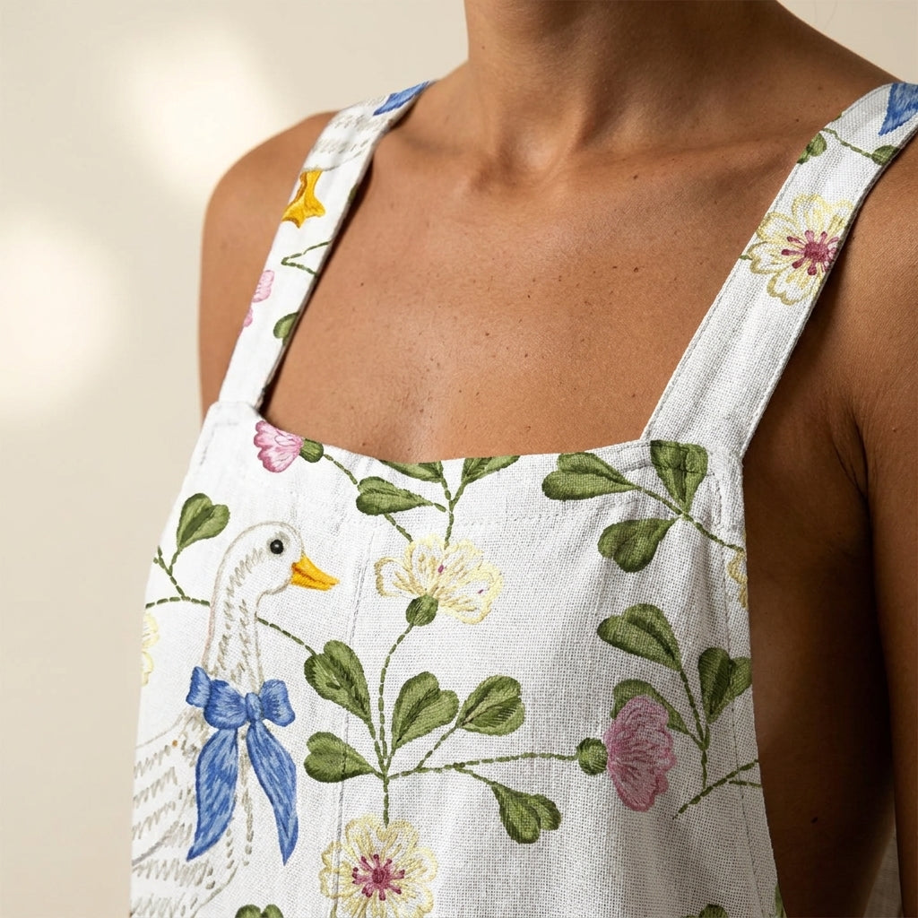 Romina™ | Mono blanco floral