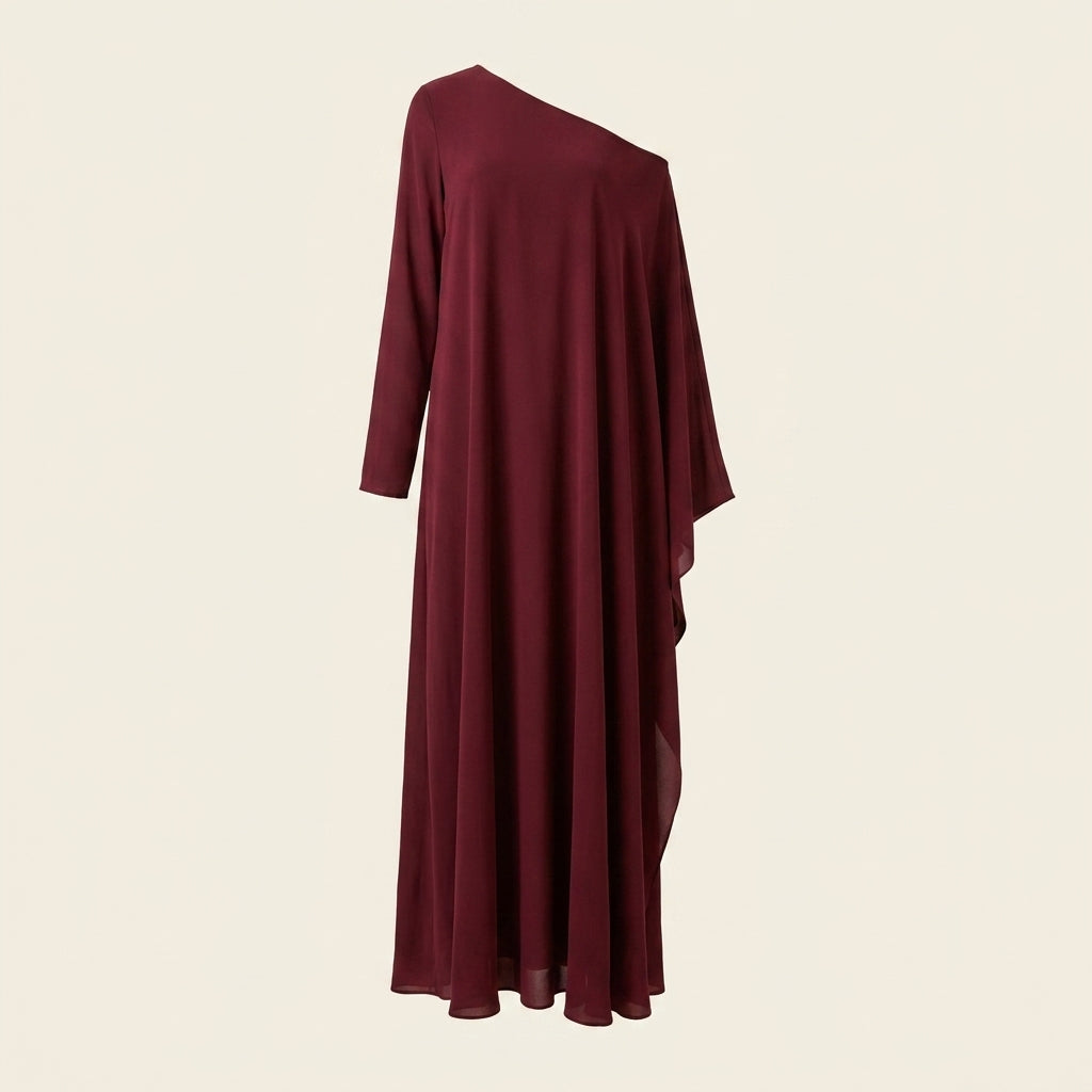 Lily™ | Vestido Maxi Asimétrico de un Hombro