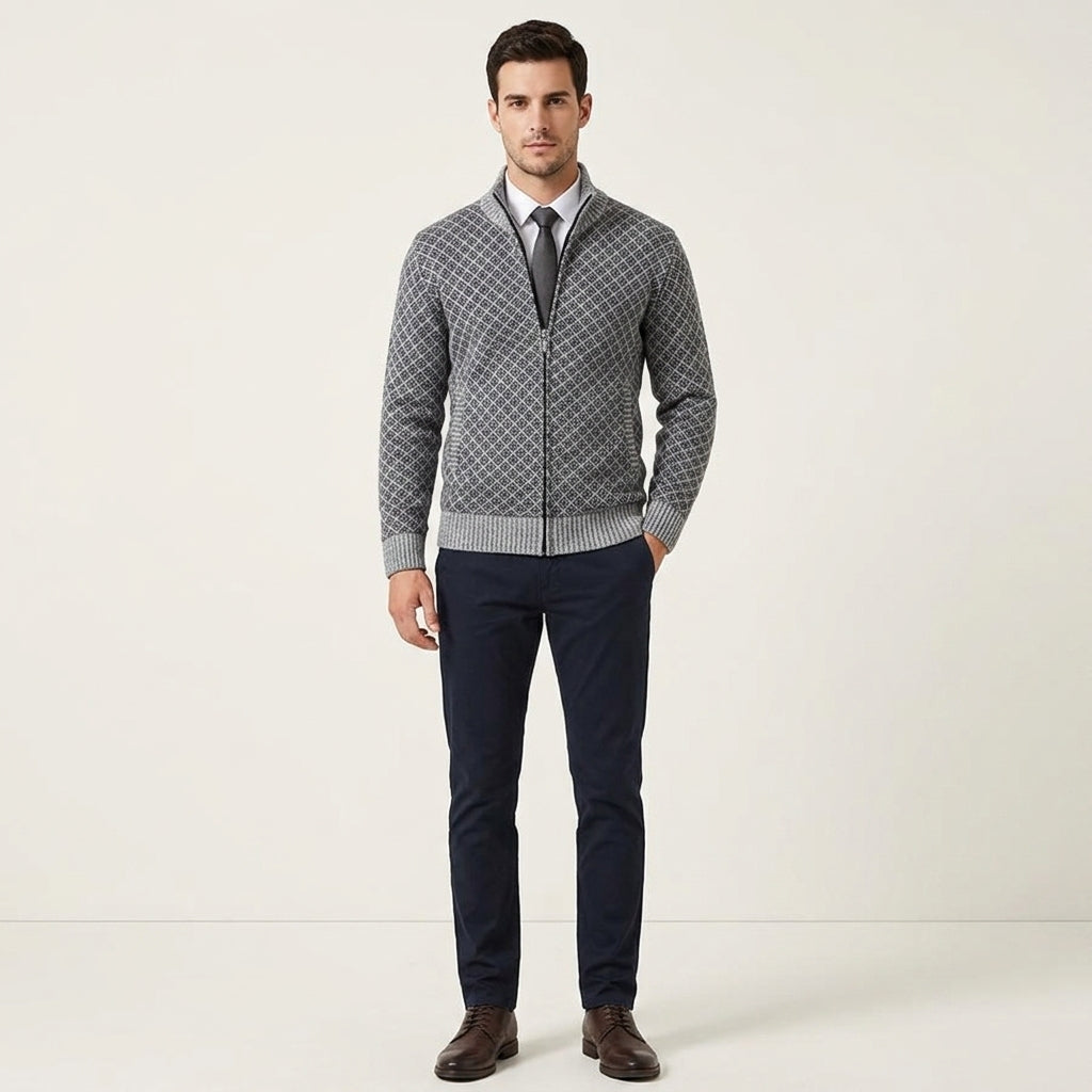 Oliver™ | Cárdigan Casual de Punto con Cremallera