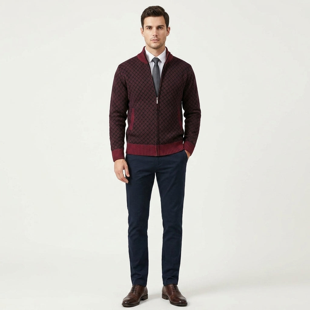 Oliver™ | Cárdigan Casual de Punto con Cremallera