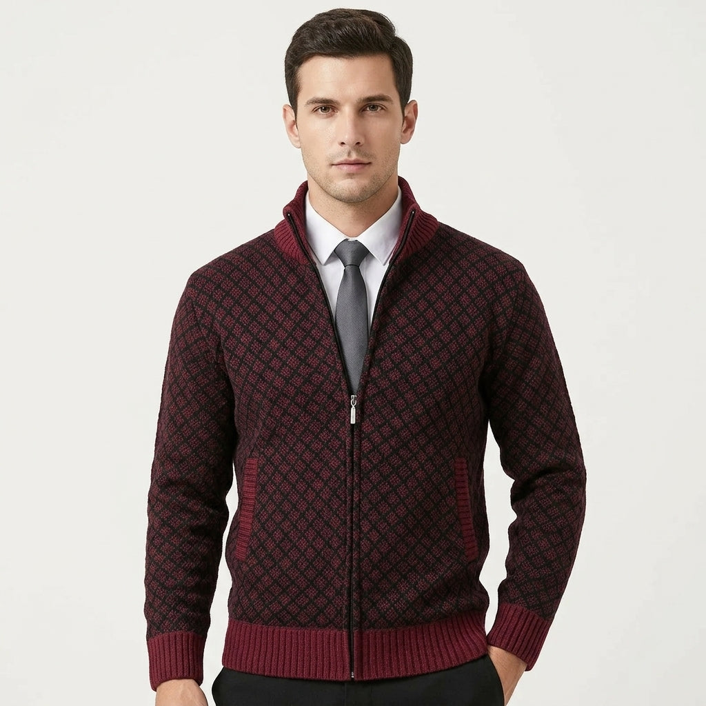 Oliver™ | Cárdigan Casual de Punto con Cremallera