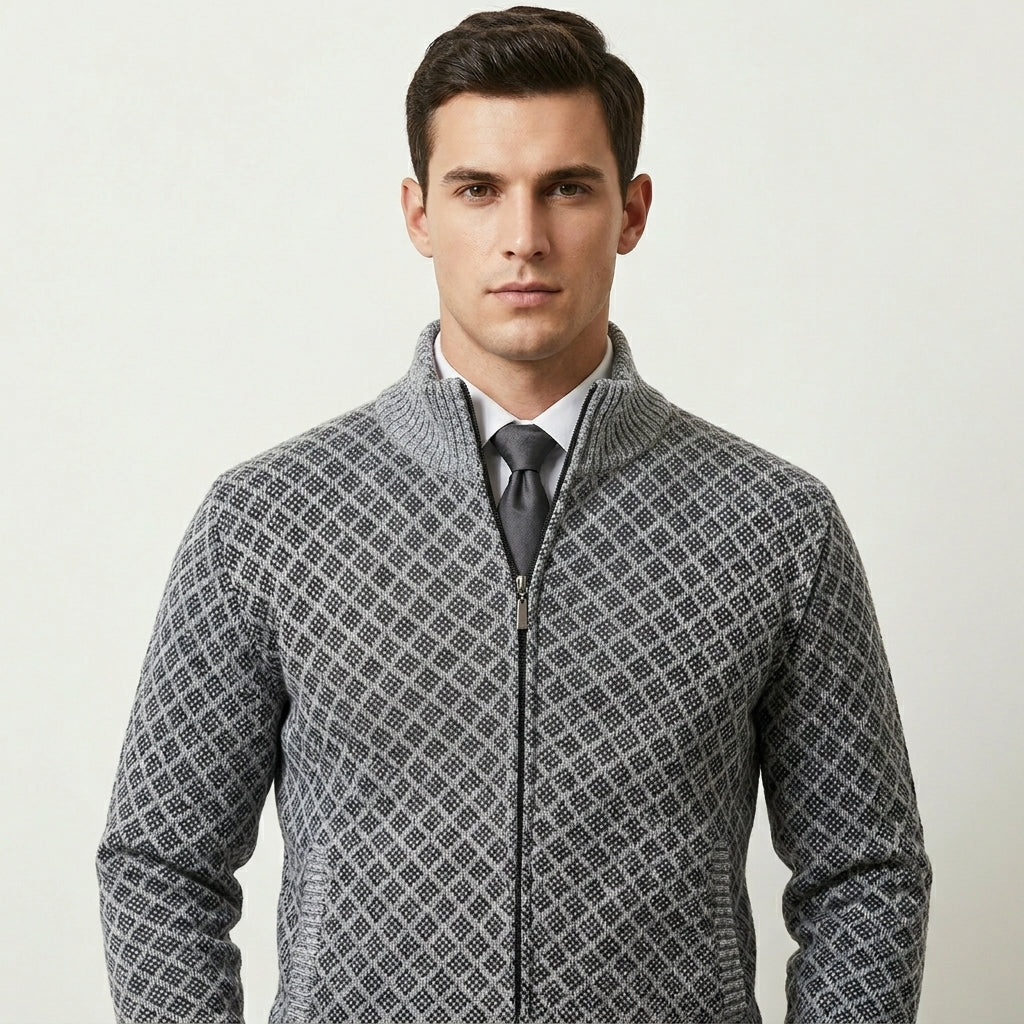 Oliver™ | Cárdigan Casual de Punto con Cremallera