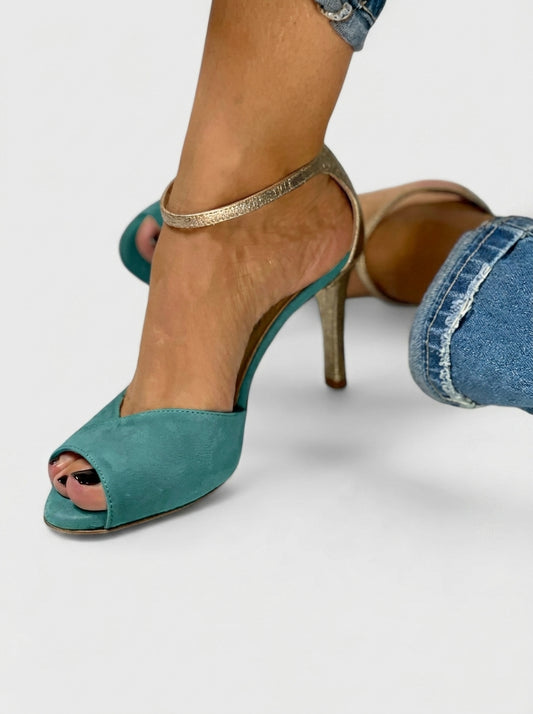 Nolavie™ | Sandalia de Tacón Peep-Toe