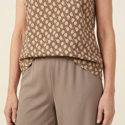 Vera™ | Conjunto Blusa y Pantalón Tono Tierra