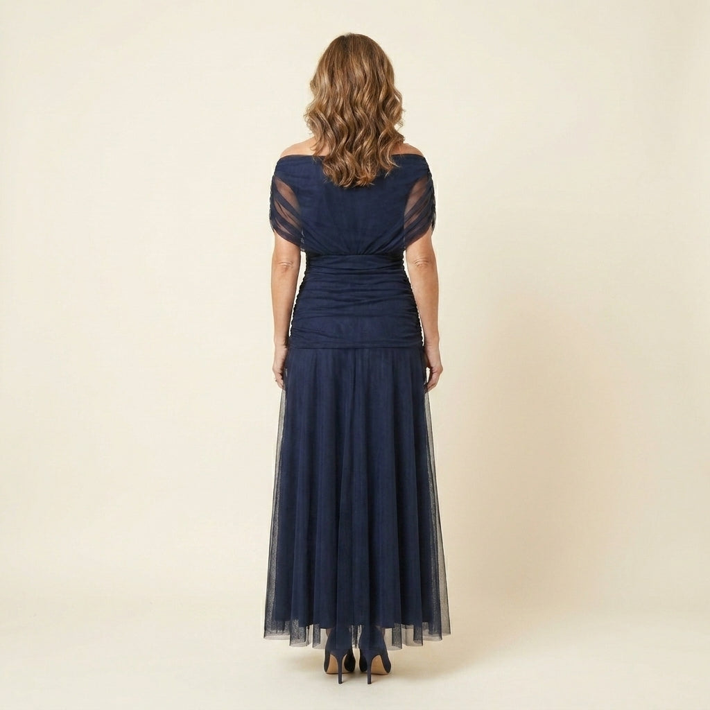 Carlota™ | Vestido Largo Drapeado