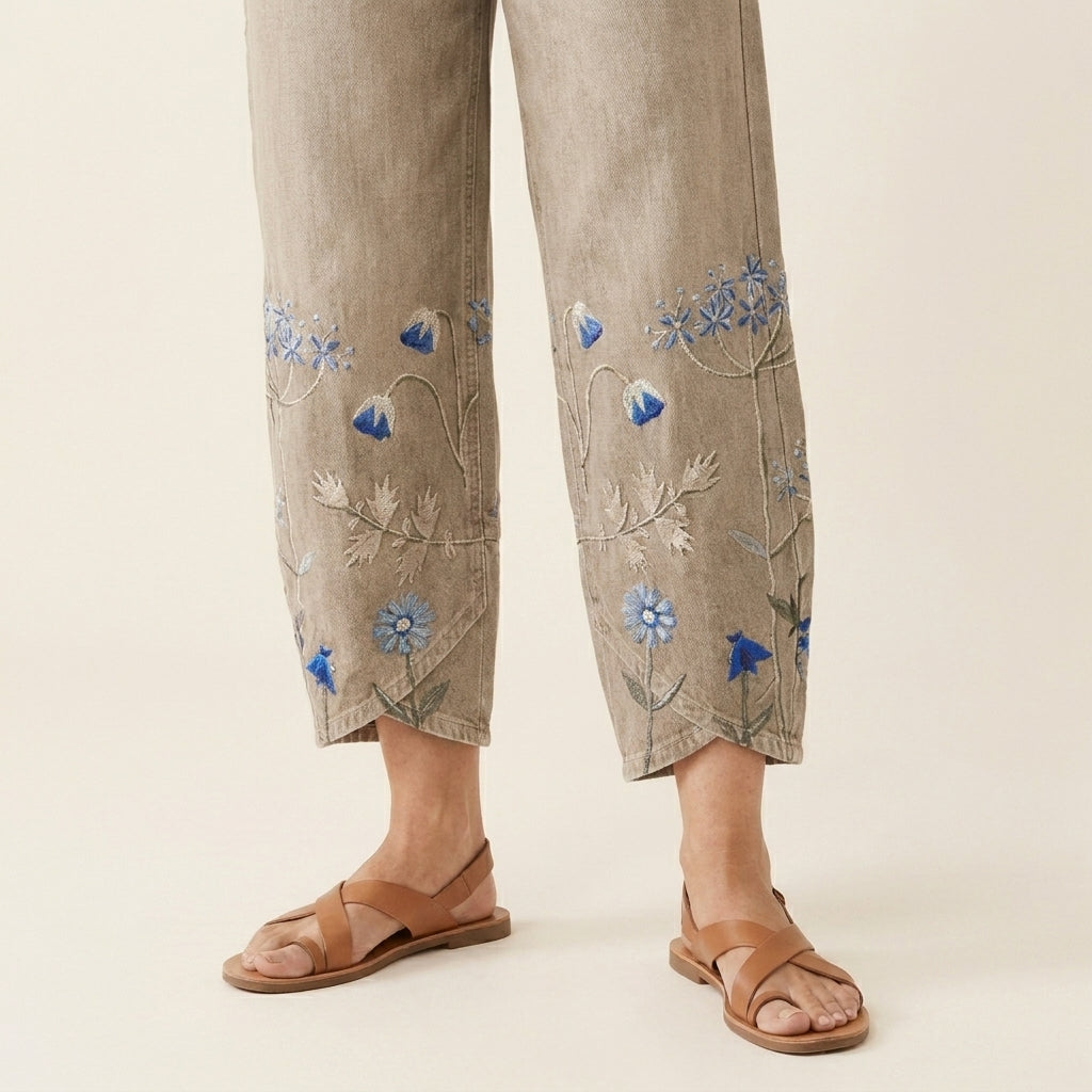 Aven™ | Pantalones Bombachos Bordados