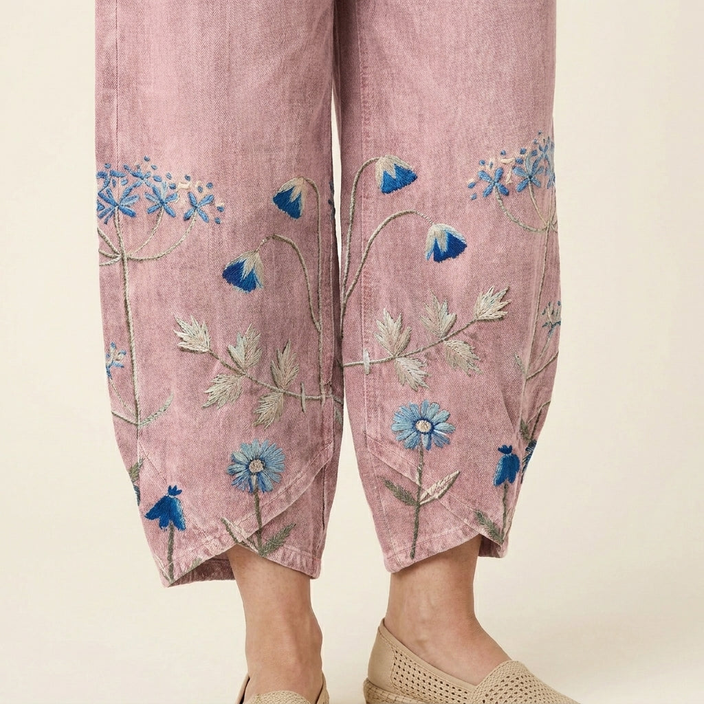 Aven™ | Pantalones Bombachos Bordados
