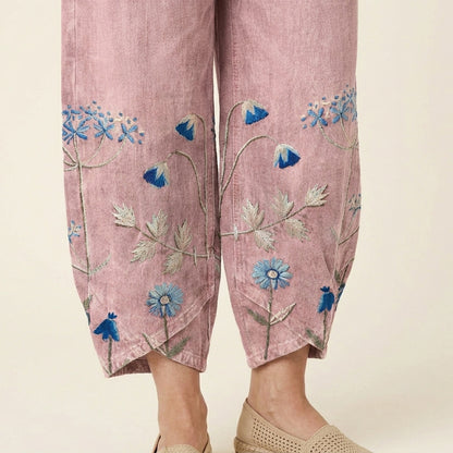 Aven™ | Pantalones Bombachos Bordados