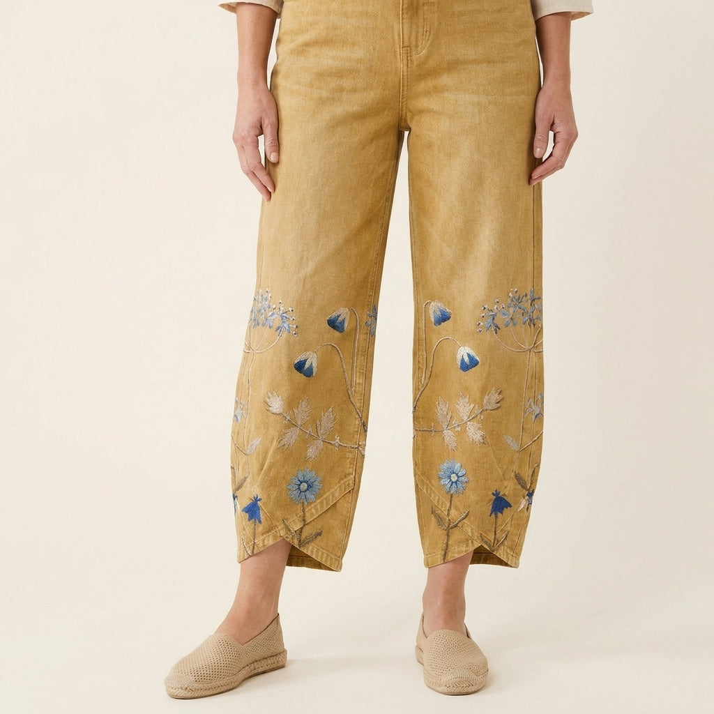 Aven™ | Pantalones Bombachos Bordados
