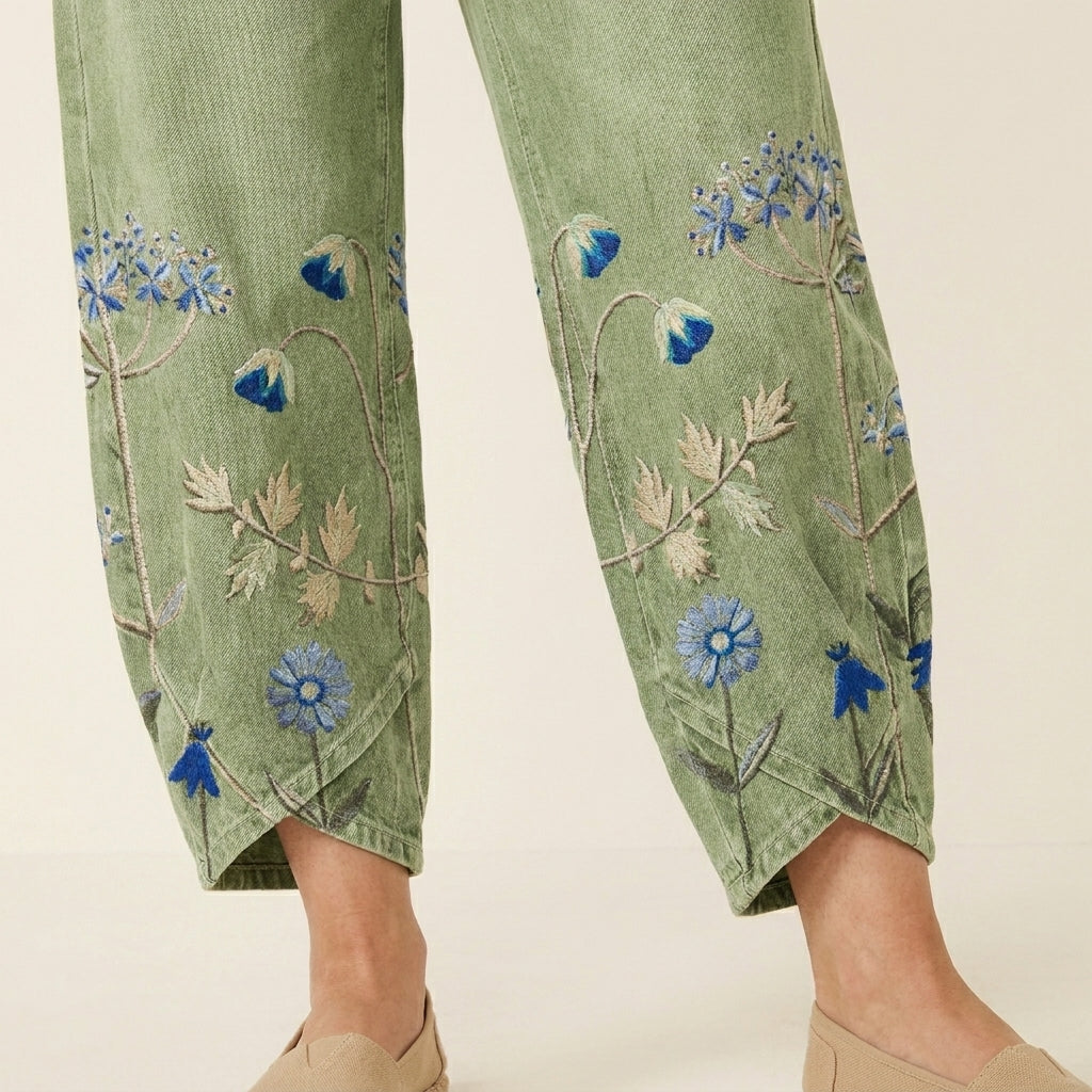 Aven™ | Pantalones Bombachos Bordados